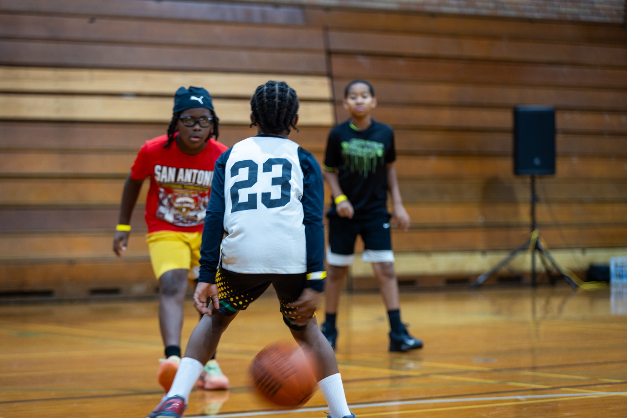 Photo from the One For All 3-on-3 Basketball Tournament